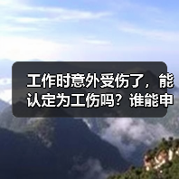 工作时意外受伤了,能认定为工伤吗?谁能申请认定?(图2) 工作时意外受伤了,能认定为工伤吗?谁能申请认定?(图2)