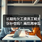 长期拖欠工资员工能主张补偿吗?高院再审裁定关键点(图4) 长期拖欠工资员工能主张补偿吗?高院再审裁定关键点(图4)