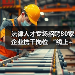 法律人才专场招聘80家企业携千岗位 “线上+线下”精准对接(图1) 法律人才专场招聘80家企业携千岗位 “线上+线下”精准对接(图1)