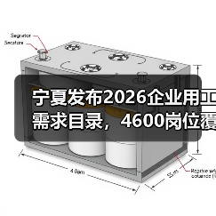 宁夏发布2026企业用工需求目录,4600岗位覆盖多行业(图3) 宁夏发布2026企业用工需求目录,4600岗位覆盖多行业(图3)