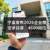 宁夏发布2026企业用工需求目录,4600岗位覆盖多行业(图4) 宁夏发布2026企业用工需求目录,4600岗位覆盖多行业(图4)