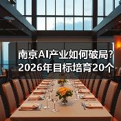 南京AI产业如何破局?2026年目标培育20个行业大模型(图1) 南京AI产业如何破局?2026年目标培育20个行业大模型(图1)