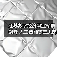 江苏数字经济职业薪酬飙升 人工智能等三大岗位领跑(图3) 江苏数字经济职业薪酬飙升 人工智能等三大岗位领跑(图3)
