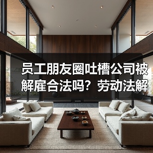 员工朋友圈吐槽公司被解雇合法吗?劳动法解析(图4) 员工朋友圈吐槽公司被解雇合法吗?劳动法解析(图4)