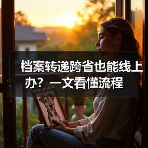 档案转递跨省也能线上办？一文看懂流程（图1）
