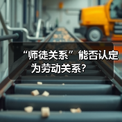 “师徒关系”能否认定为劳动关系?(图1) “师徒关系”能否认定为劳动关系?(图1)