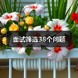 面试筛选38个问题(图2) 面试筛选38个问题(图2)