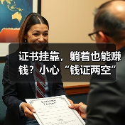 证书挂靠,躺着也能赚钱?小心“钱证两空”!(图1) 证书挂靠,躺着也能赚钱?小心“钱证两空”!(图1)
