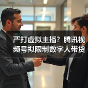 严打虚拟主播?腾讯视频号拟限制数字人带货:鼓励真人直播(图1) 严打虚拟主播?腾讯视频号拟限制数字人带货:鼓励真人直播(图1)