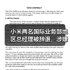 小米两名国际业务部地区总经理被辞退,涉嫌虚构外包业务和索贿等(图4) 小米两名国际业务部地区总经理被辞退,涉嫌虚构外包业务和索贿等(图4)