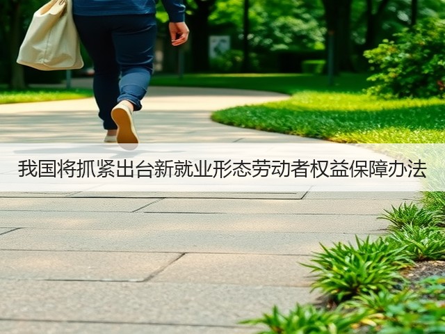 我国将抓紧出台新就业形态劳动者权益保障办法(图3) 我国将抓紧出台新就业形态劳动者权益保障办法(图3)