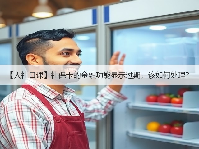 【人社日课】社保卡的金融功能显示过期，该如何处理？(图1)
