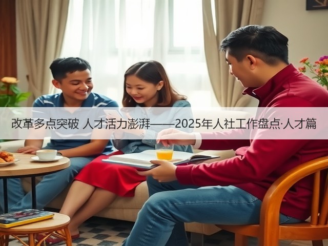 改革多点突破 人才活力澎湃——2025年人社工作盘点·人才篇(图2) 改革多点突破 人才活力澎湃——2025年人社工作盘点·人才篇(图2)