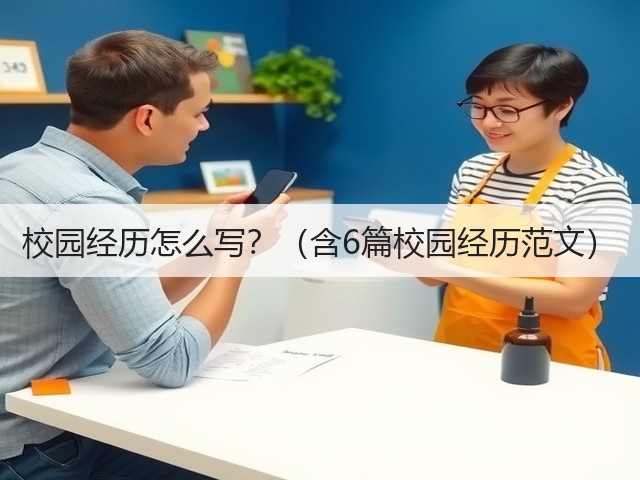 校园经历怎么写？（含6篇校园经历范文）(图3)