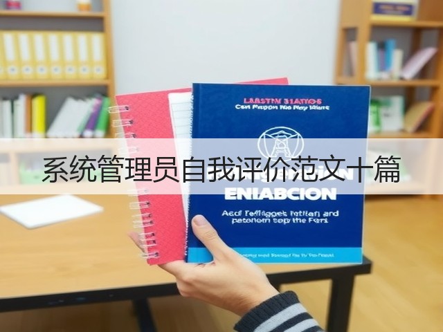 系统管理员自我评价范文十篇(图3) 系统管理员自我评价范文十篇(图3)