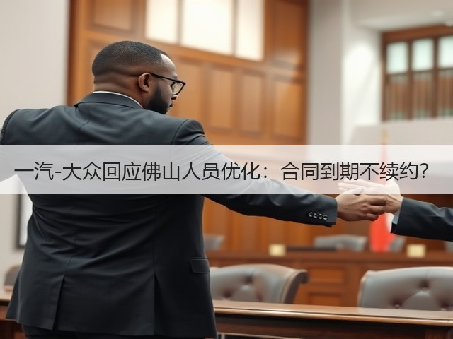 一汽-大众回应佛山人员优化:合同到期不续约?(图2) 一汽-大众回应佛山人员优化:合同到期不续约?(图2)