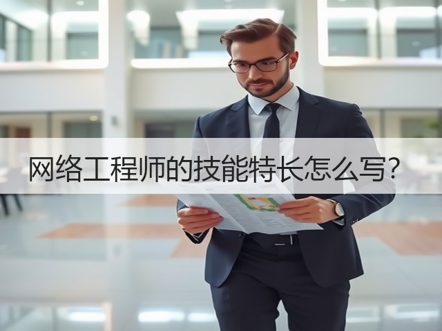 网络工程师的技能特长怎么写?(图1) 网络工程师的技能特长怎么写?(图1)