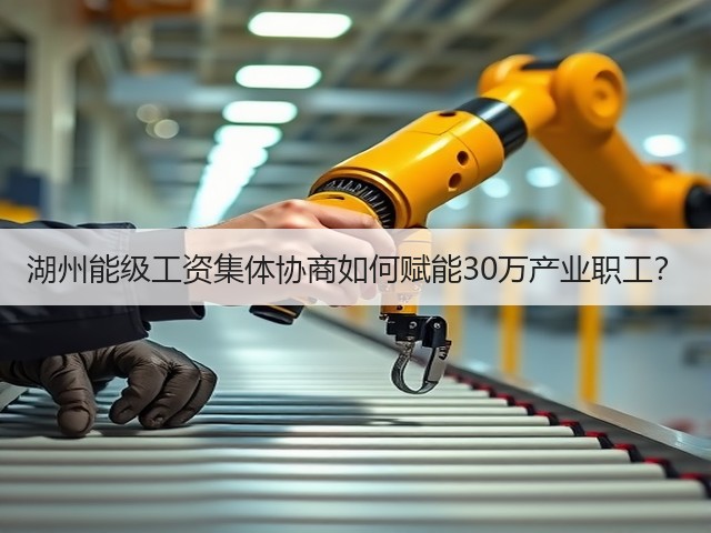 湖州能级工资集体协商如何赋能30万产业职工?(图2) 湖州能级工资集体协商如何赋能30万产业职工?(图2)