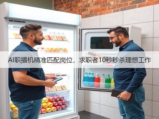 AI职播机精准匹配岗位,求职者10秒秒杀理想工作(图3) AI职播机精准匹配岗位,求职者10秒秒杀理想工作(图3)