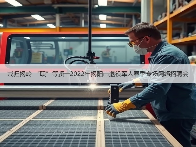 戎归揭岭 “职”等贤――2022年揭阳市退役军人春季专场网络招聘会(图2) 戎归揭岭 “职”等贤――2022年揭阳市退役军人春季专场网络招聘会(图2)