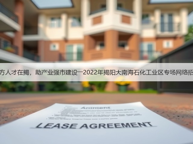 聚四方人才在揭，助产业强市建设――2022年揭阳大南海石化工业区专场网络招聘会(图1)