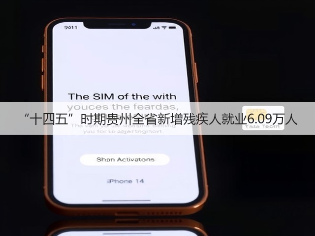 “十四五”时期贵州全省新增残疾人就业6.09万人(图3) “十四五”时期贵州全省新增残疾人就业6.09万人(图3)