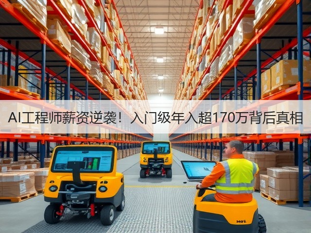 AI工程师薪资逆袭!入门级年入超170万背后真相(图1) AI工程师薪资逆袭!入门级年入超170万背后真相(图1)