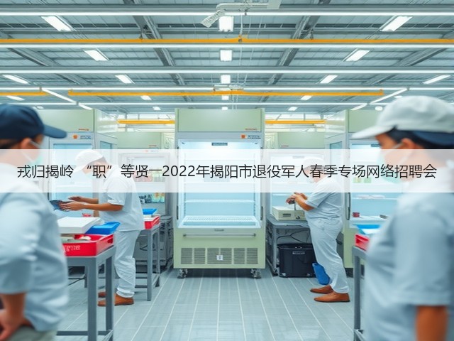戎归揭岭 “职”等贤――2022年揭阳市退役军人春季专场网络招聘会(图3) 戎归揭岭 “职”等贤――2022年揭阳市退役军人春季专场网络招聘会(图3)