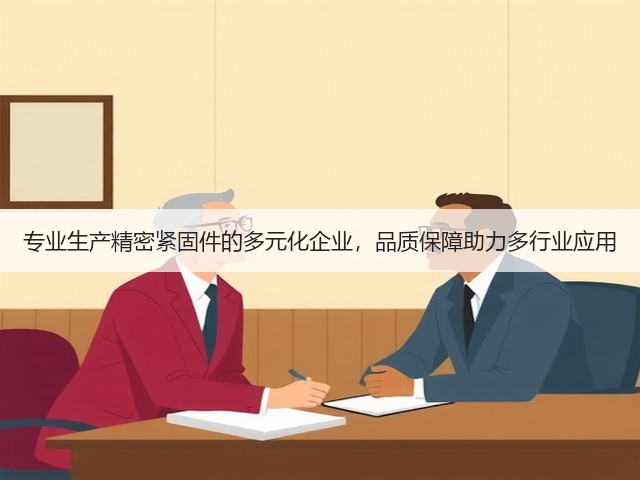 专业生产精密紧固件的多元化企业，品质保障助力多行业应用(图3)