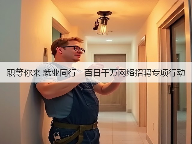 职等你来 就业同行――百日千万网络招聘专项行动(图1)