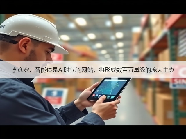 李彦宏:智能体是AI时代的网站,将形成数百万量级的庞大生态(图2) 李彦宏:智能体是AI时代的网站,将形成数百万量级的庞大生态(图2)