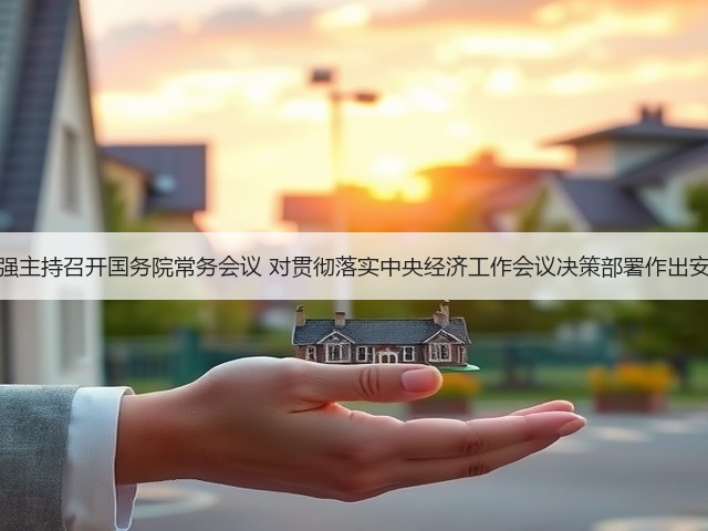 李强主持召开国务院常务会议 对贯彻落实中央经济工作会议决策部署作出安排(图3) 李强主持召开国务院常务会议 对贯彻落实中央经济工作会议决策部署作出安排(图3)