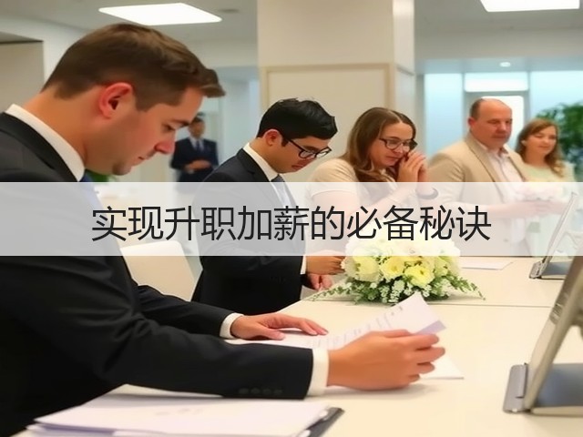 实现升职加薪的必备秘诀(图2) 实现升职加薪的必备秘诀(图2)