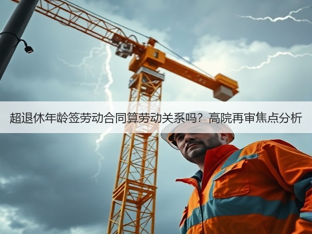 超退休年龄签劳动合同算劳动关系吗?高院再审焦点分析(图2) 超退休年龄签劳动合同算劳动关系吗?高院再审焦点分析(图2)