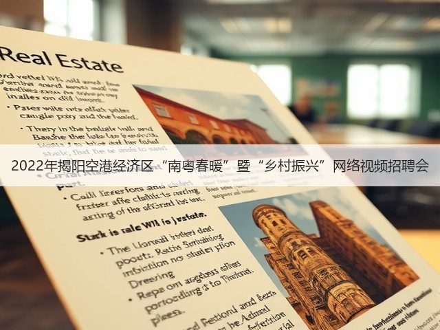 2022年揭阳空港经济区“南粤春暖”暨“乡村振兴”网络视频招聘会(图3)