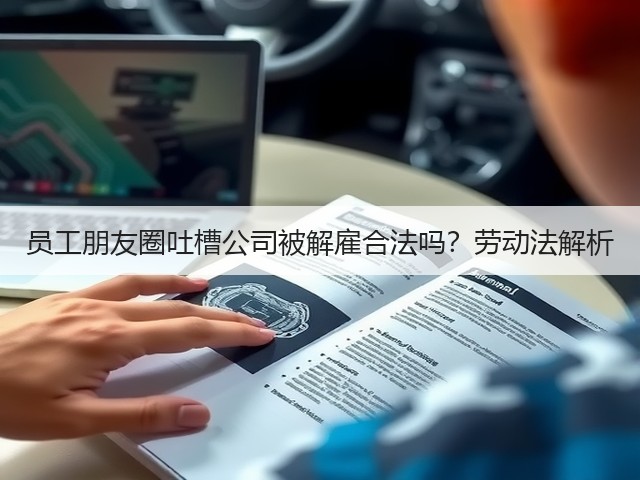 员工朋友圈吐槽公司被解雇合法吗?劳动法解析(图2) 员工朋友圈吐槽公司被解雇合法吗?劳动法解析(图2)